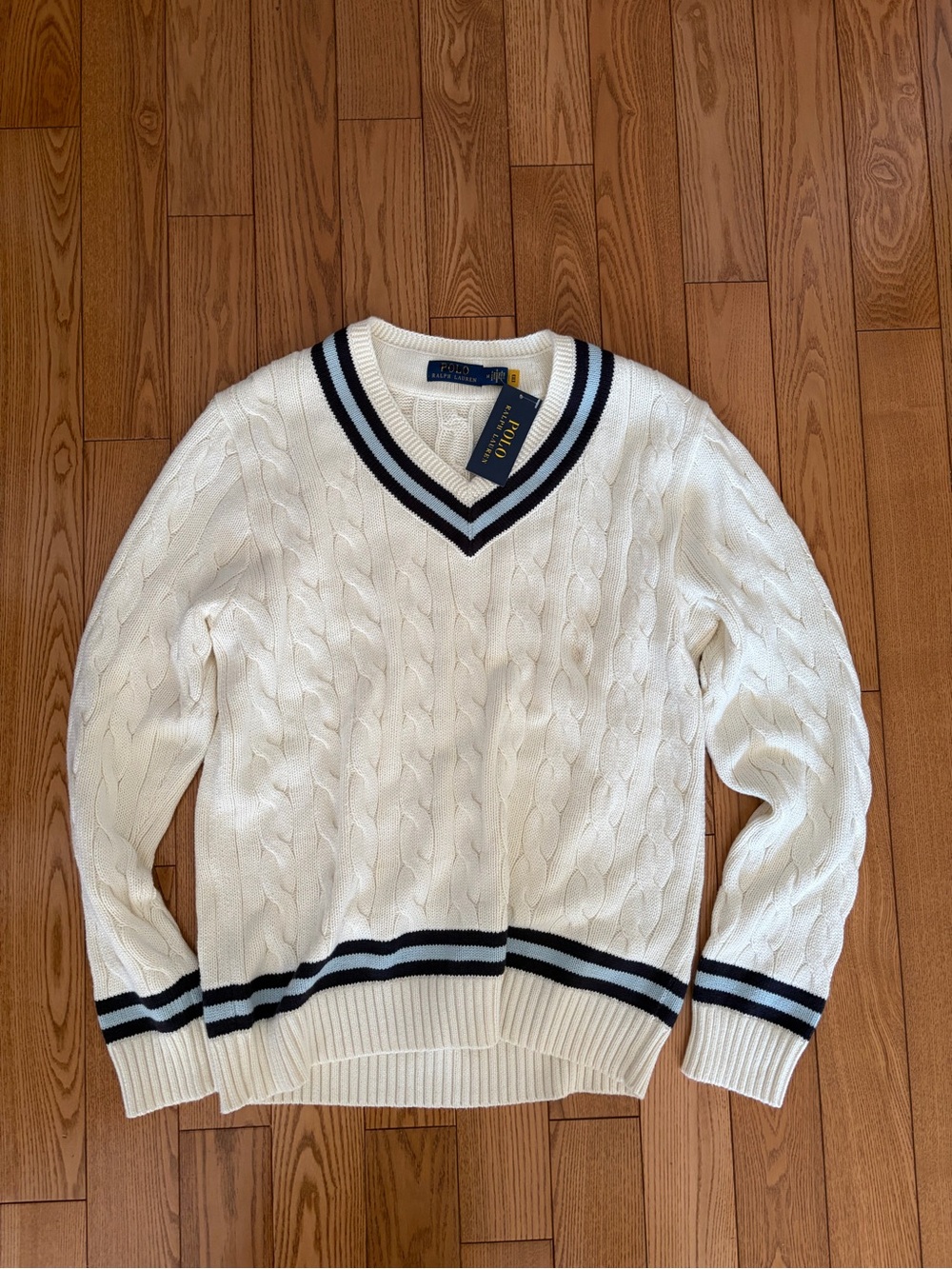 NWT Ralph Lauren the Iconic Cricket Sweater Oversized look